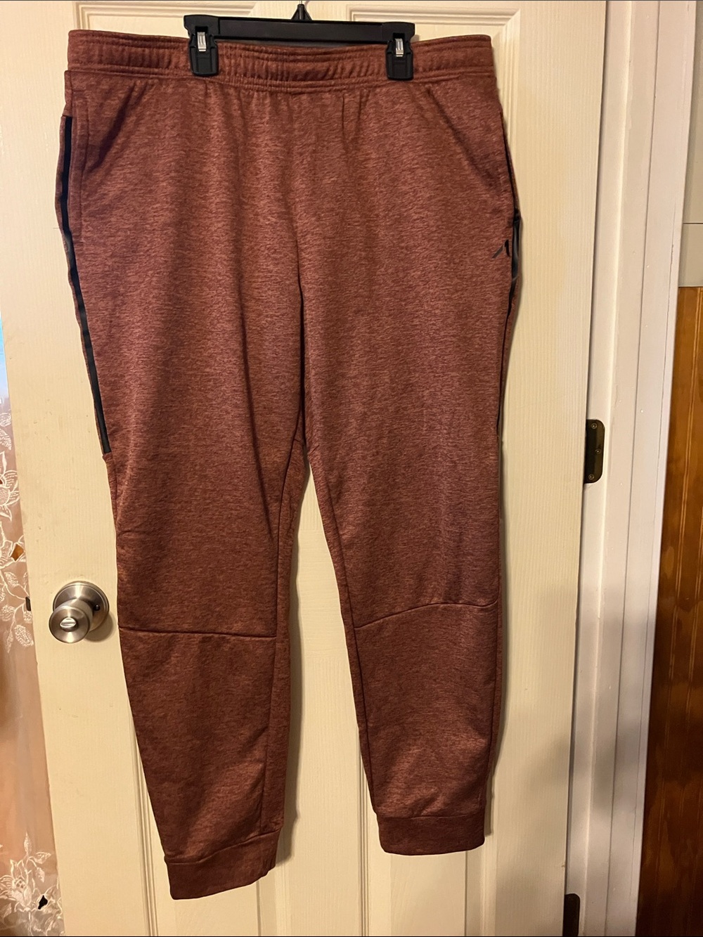Men's Maroon Jogger Sweatpants